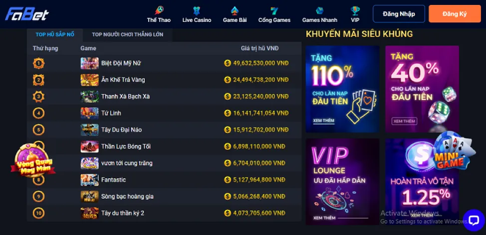Hướng dẫn nạp tiền vào 11BET